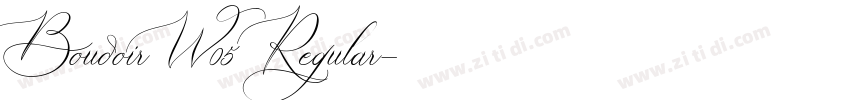 BoudoirW05 Regular字体转换 BoudoirW05 Regular字体转换